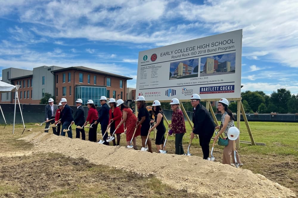 Round Rock ISD breaks ground on first phase of Early College High School campus