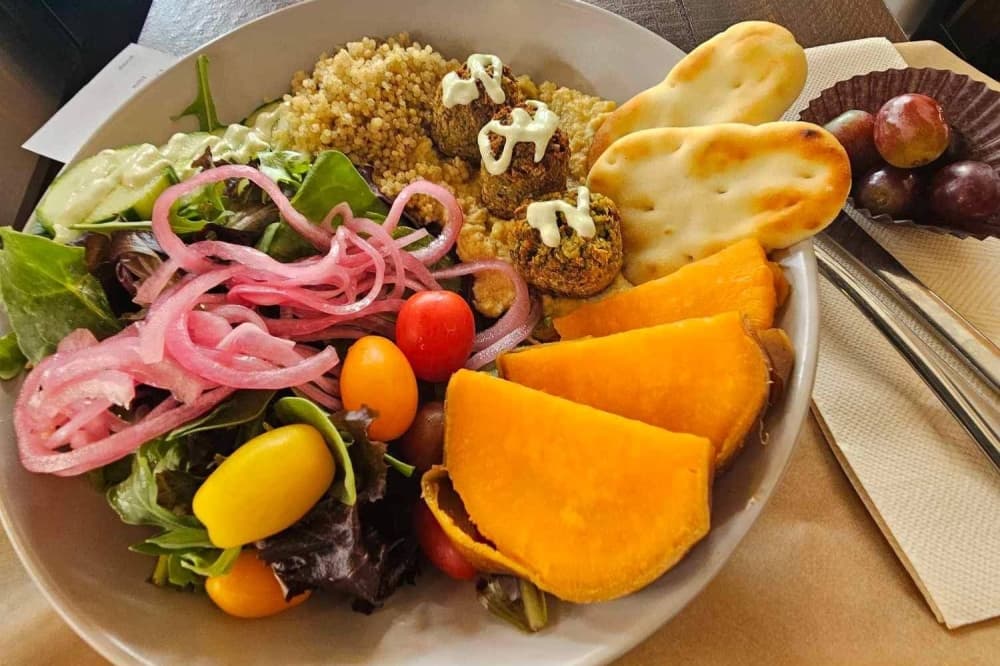 Grutogi Bistro serves breakfast all day in Flower Mound