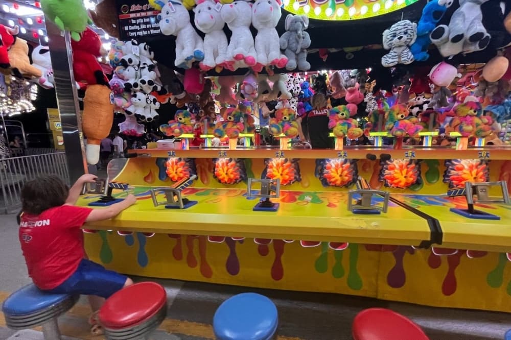 games at a festival 