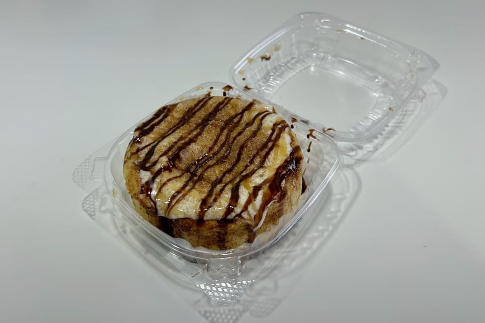 The Churro Cinnamon Roll, $7.89. (Brooke Sjoberg/Community Impact)