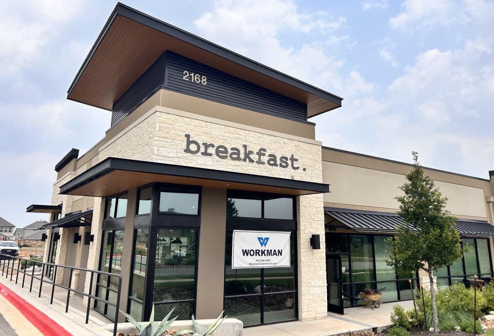 breakfast. is coming to the Veramendi commercial development.