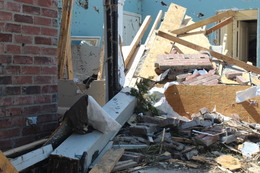 tornado damage