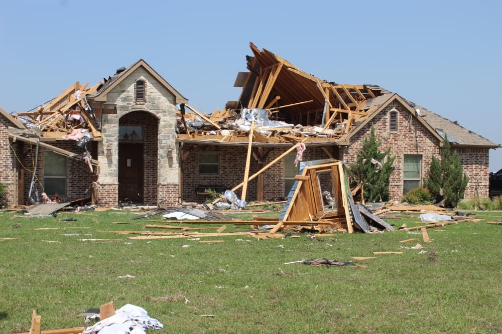 tornado damage