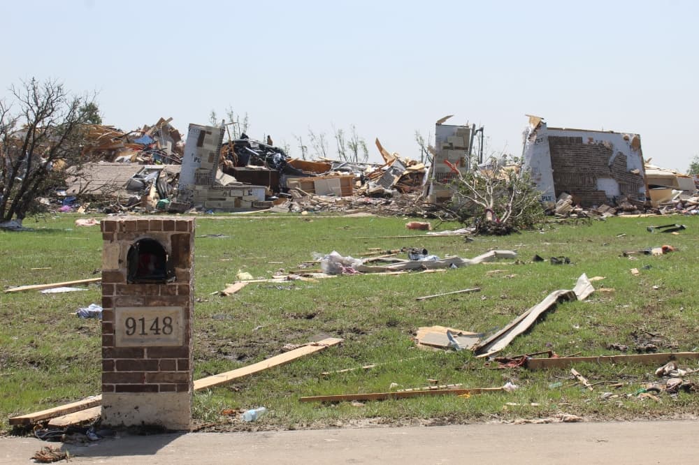 tornado damage
