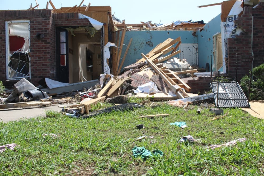 tornado damage