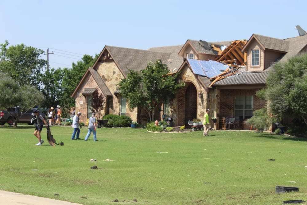 tornado damage