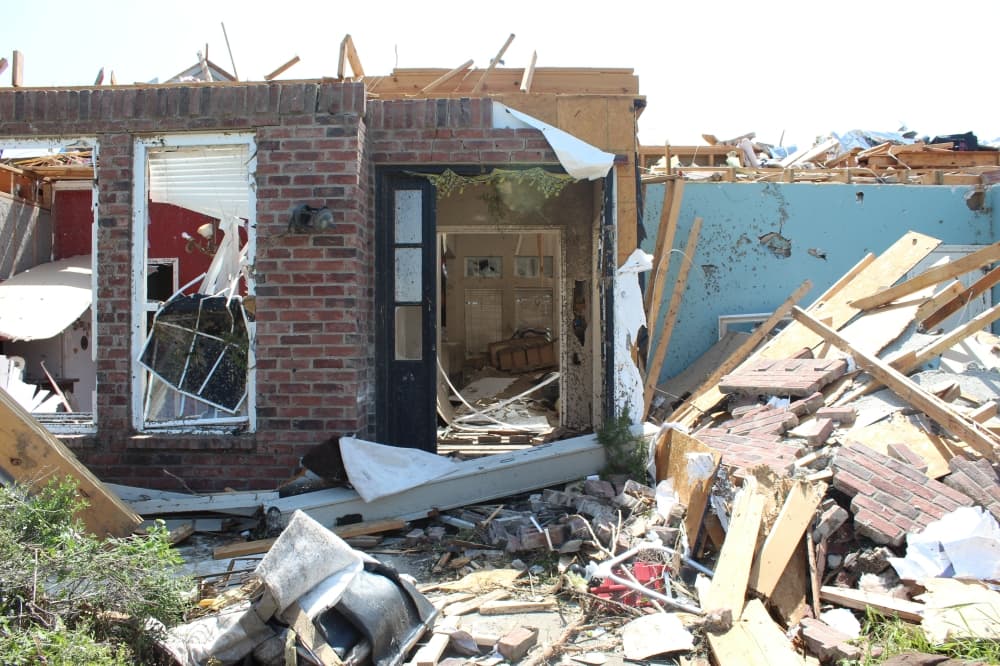 tornado damage