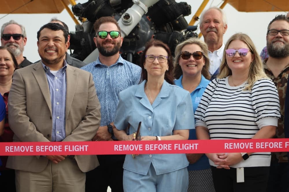 Officials celebrate taxiway reconstruction at San Marcos Regional Airport