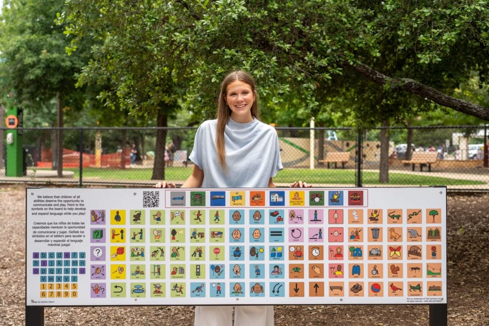 Communication boards promote inclusion at Round Rock's Play for All Abilities Park