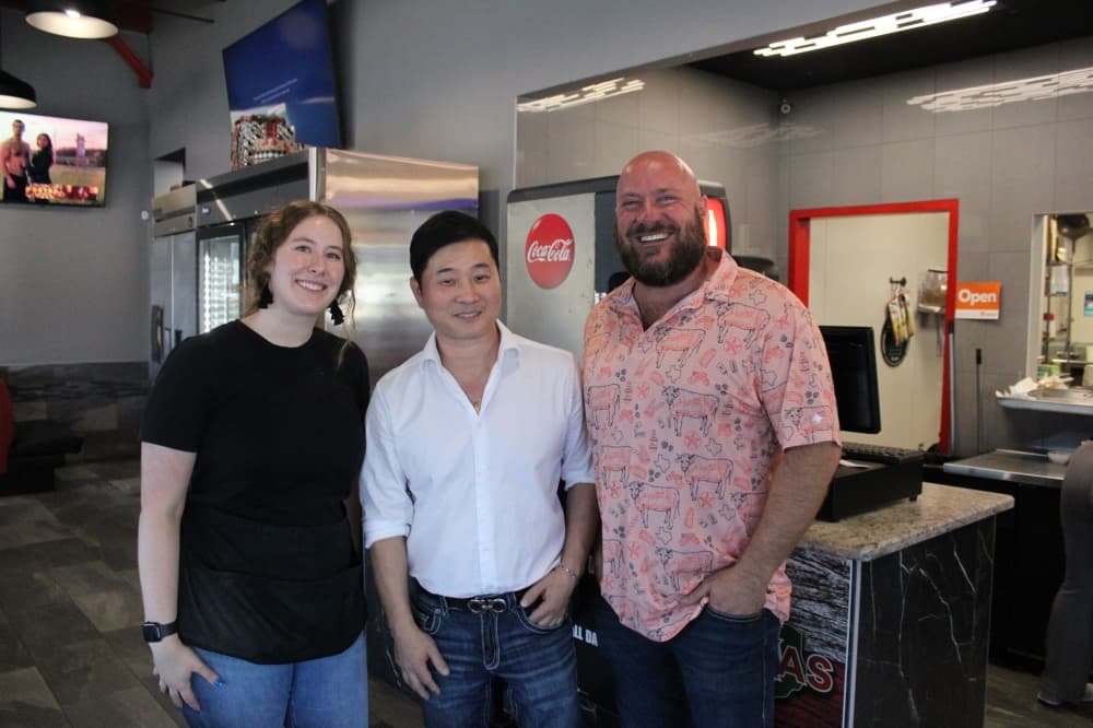 Manager Madison Atwood and co-owners Joe Chow and Sean Atwood