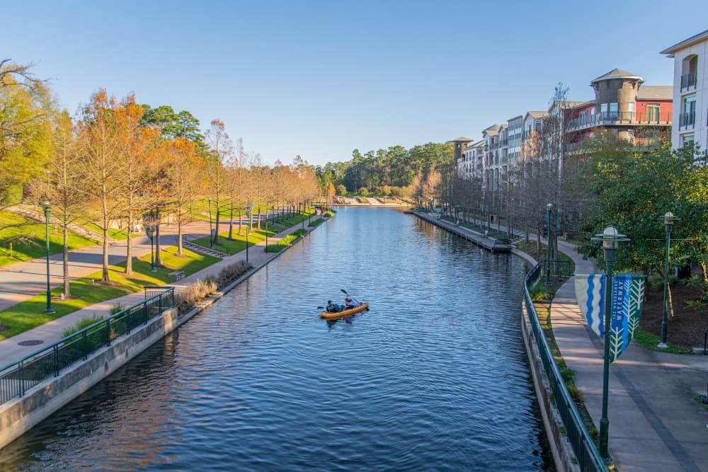 The Woodlands Waterway flows through heart of Town Center for 25 years