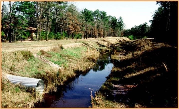 drainage ditch