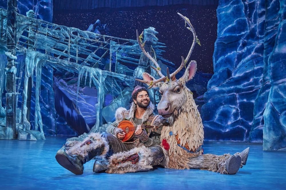 Nicholas Edwards plays Kristoff in Disney's "Frozen" on Broadway. (Courtesy Disney's Frozen)