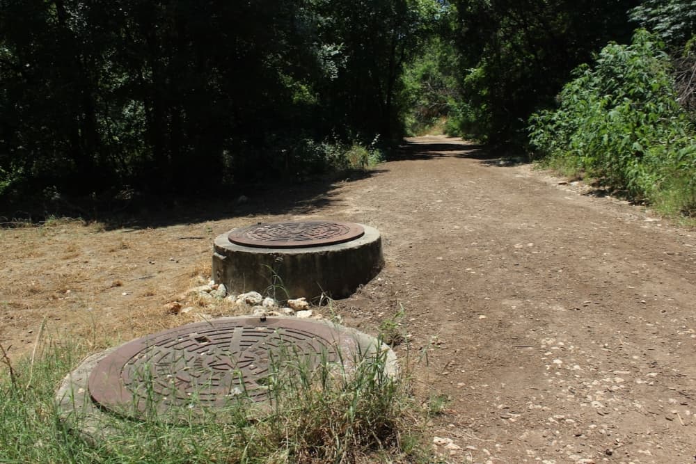 wastewater line