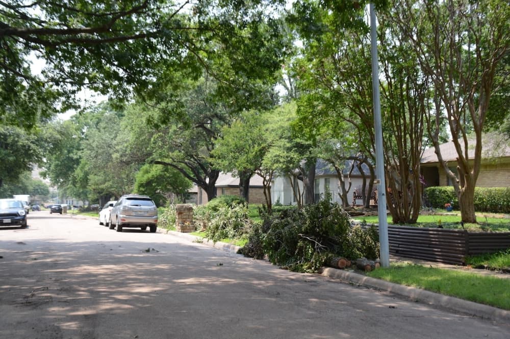 Plano nearing end of first citywide sweep to collect storm debris