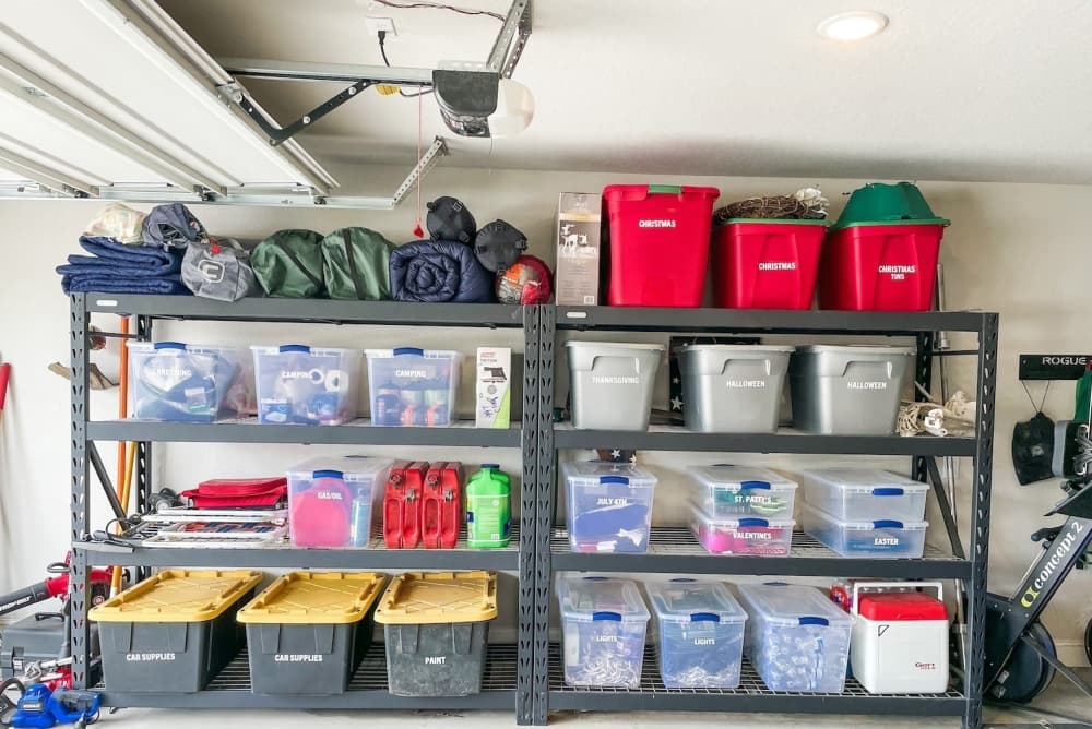 Image shows a garage.