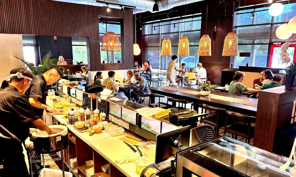 Nabe Sushi now serving sushi, bentos and entrees near Four Points 