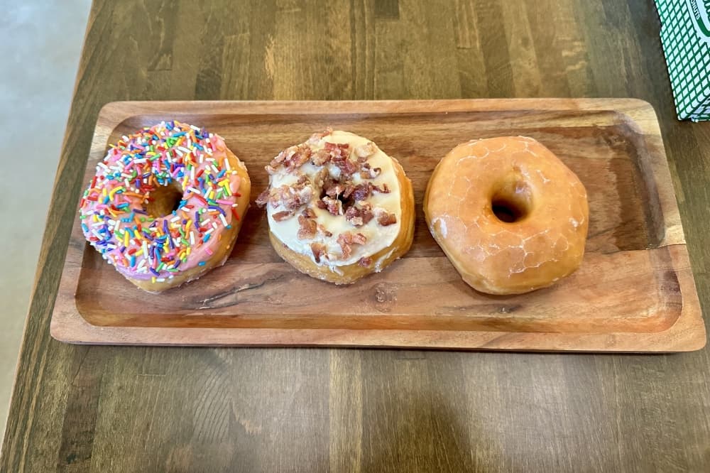 Image shows donuts.