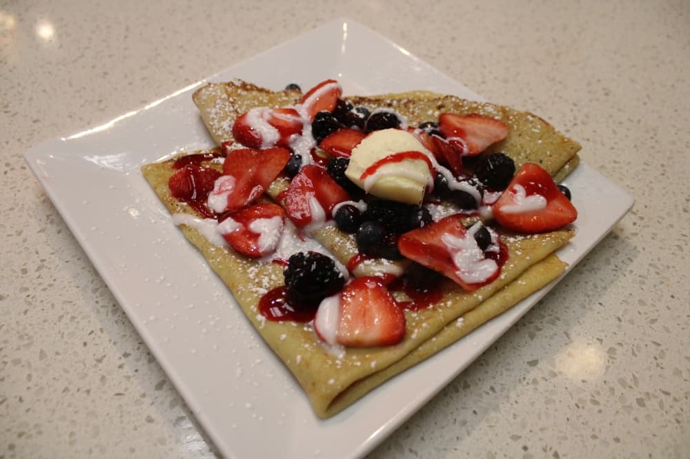 Crepes from Cracked & Crepe in Frisco. 