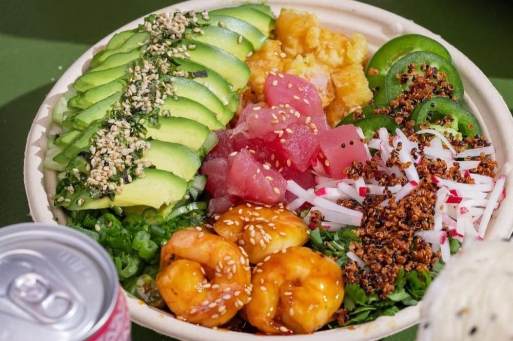 Wow Poke now serving poke bowls in The Domain