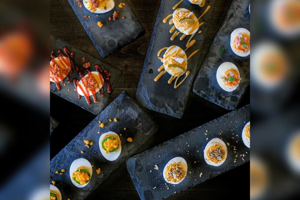 Deviled Egg Co. offers a variety of deviled eggs in an array of flavors. (Courtesy Deviled Egg Co.)