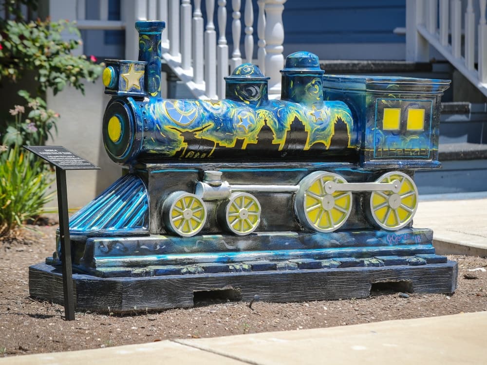 Texas Starry Night, Texas-themed train
