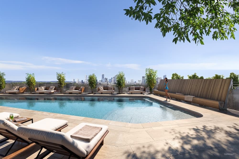 Rendering of pool