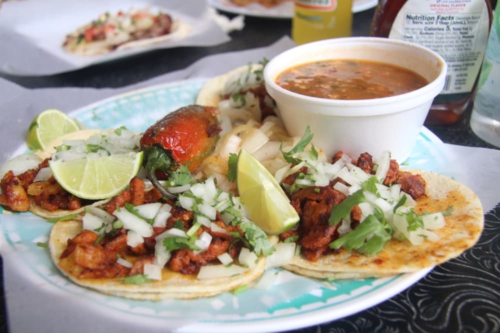 Mini tacos are a new dish at Pflugerville Taco House. (Grant Crawford/Community Impact)