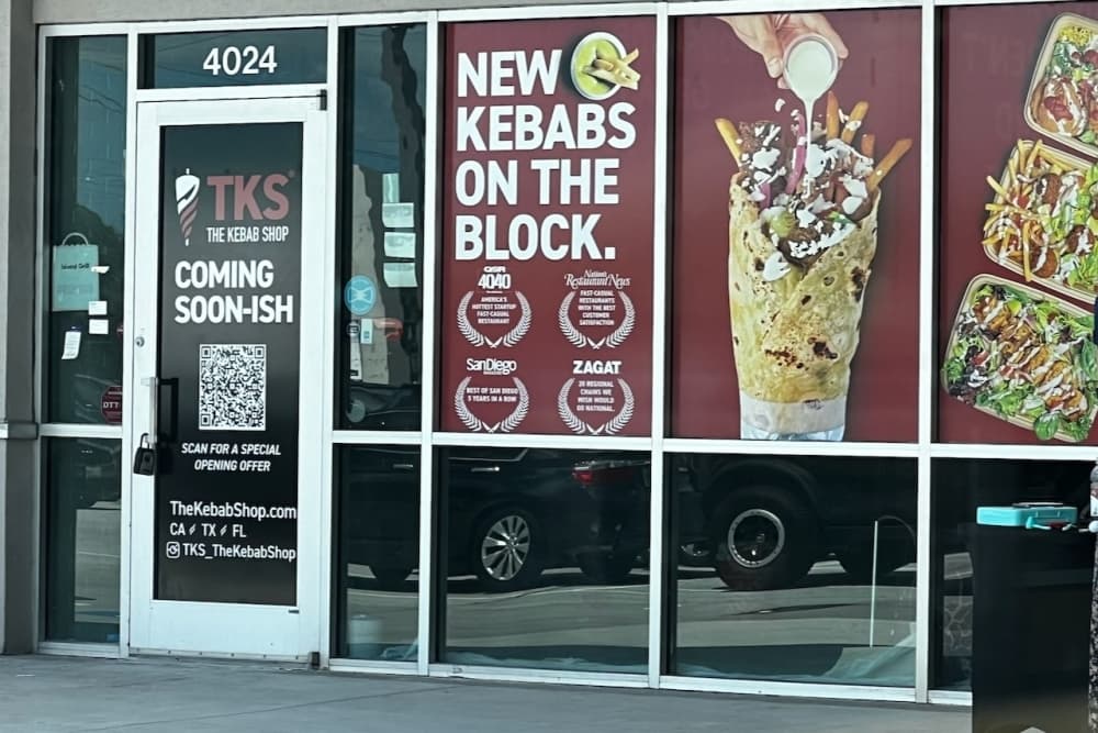 The Kebab Shop store exterior.