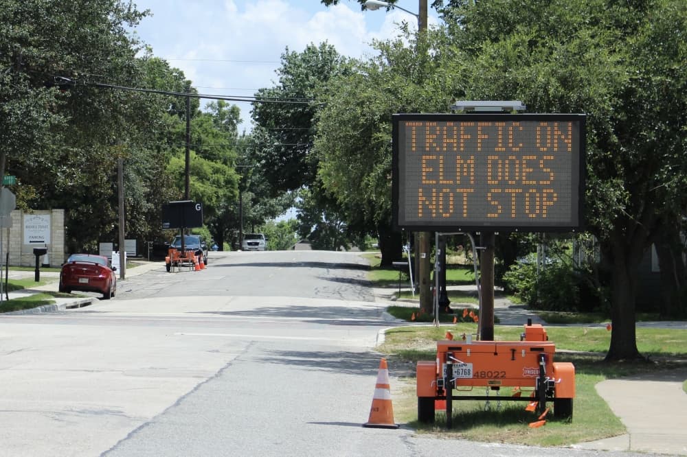 Frisco removes 3 Elm Street stop signs ahead of downtown construction