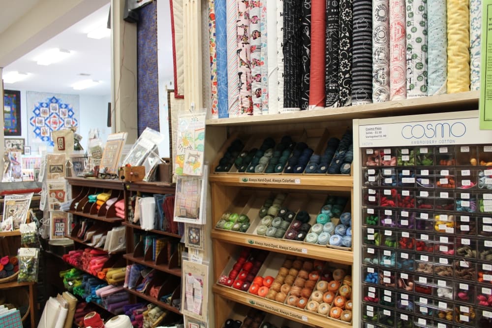 B&B Quilting sells fabric, thread, books, guides and quilting supplies. (Sarah Hernandez/Community Impact)