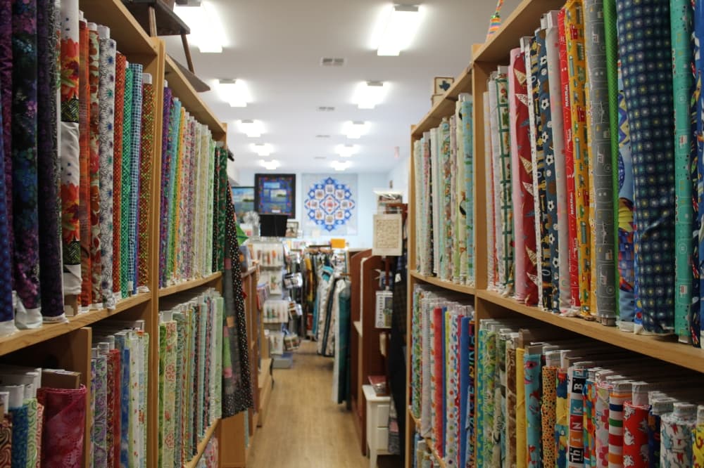 B&B Quilting offers over 6,000 bolts of fabric for customers to choose from. (Sarah Hernandez/Community Impact)