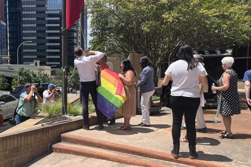 Travis County honors LGBTQ+ community with raising of pride flag