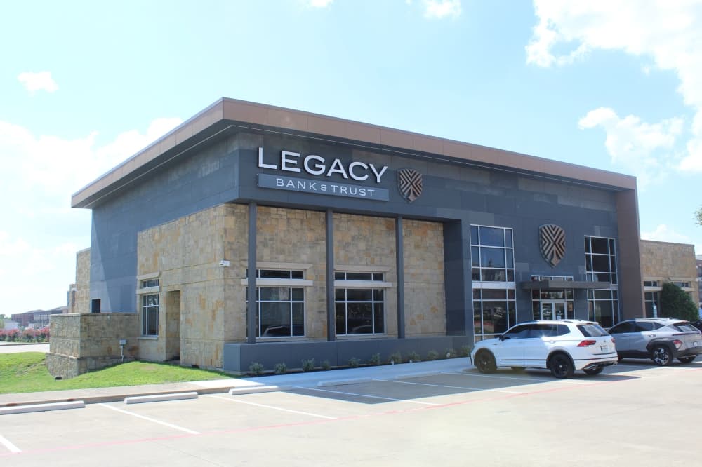 Legacy Bank and Trust offers financial services in Plano