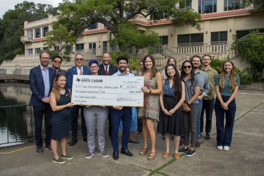 The Meadows Center for Water and the Environment's Texas Coast Project receives $500K in federal funding