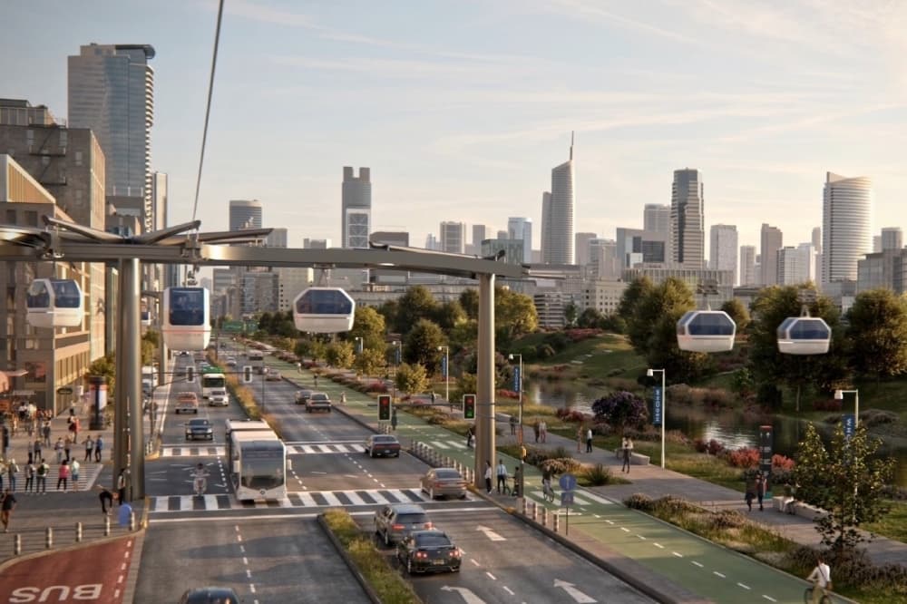 Frisco, Plano among five cities being considered for elevated cable and rail system