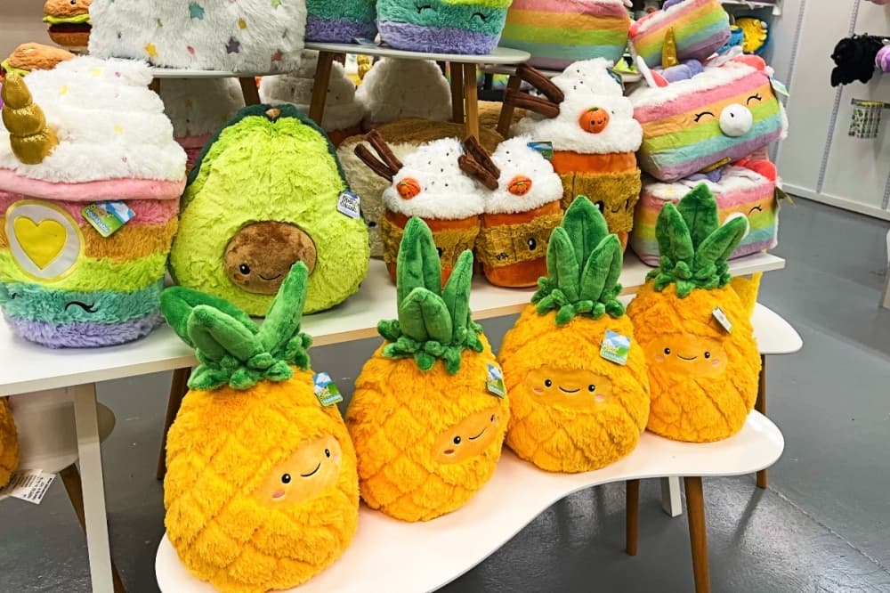 Squishable selling stuffed animals, foods in Grapevine