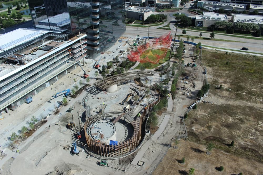 Kaleidoscope Park from above