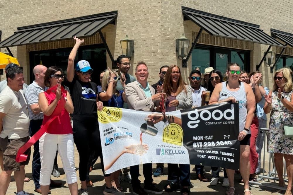 Good Company Coffee celebrates ribbon cutting in North Fort Worth