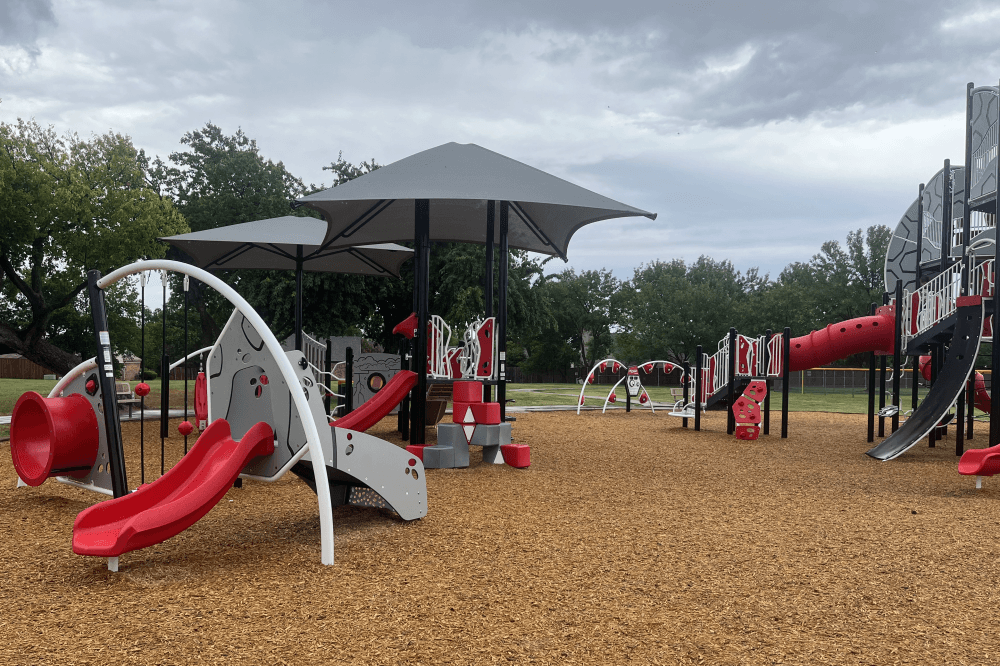 Playground updates wrap up at Jake's Hilltop Park in Flower Mound