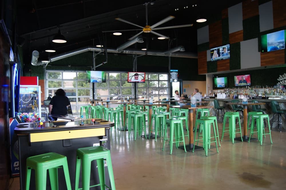 An image of the interior of the Boudin Acres Braker Lane location.
