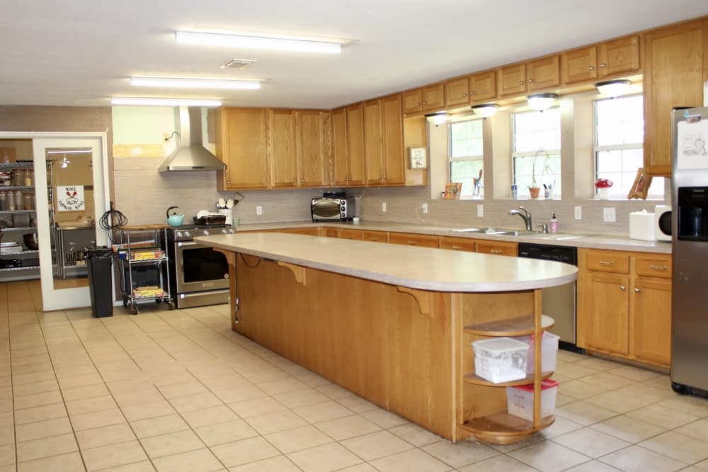 kitchen with island 