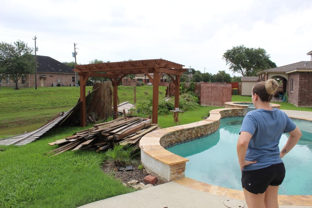 Homeowners assess damages, cities waive permit fees following Hurricane Beryl