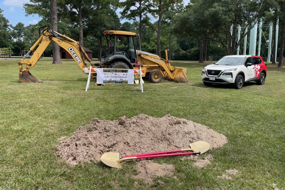 Groundbreaking held for inclusive playground in Tomball