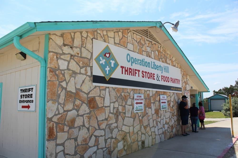 The entrance to Operation Liberty Hill