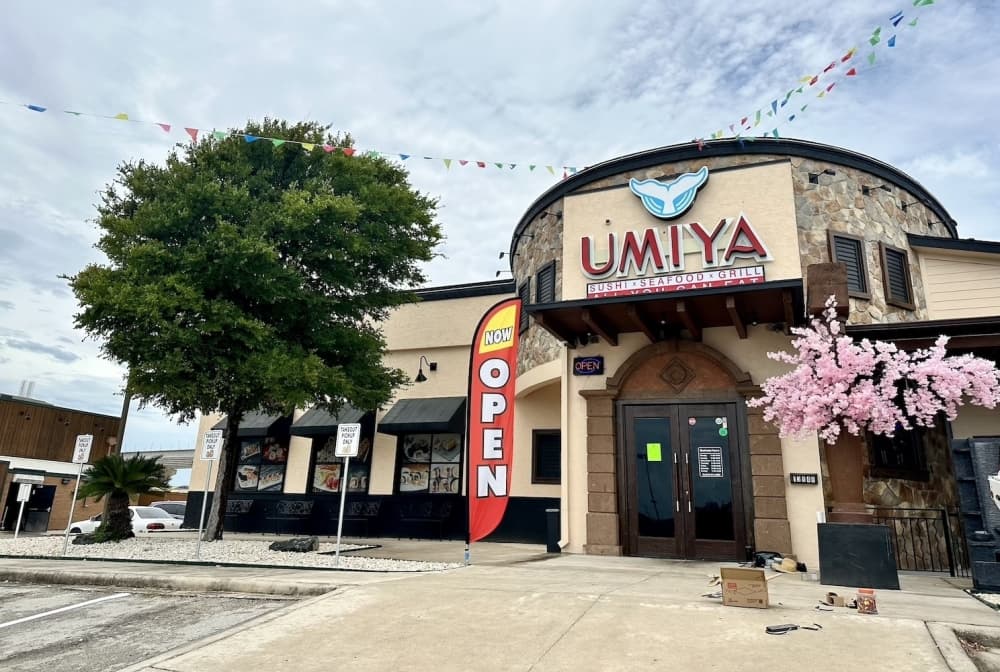 Photo shows the Umiya building.