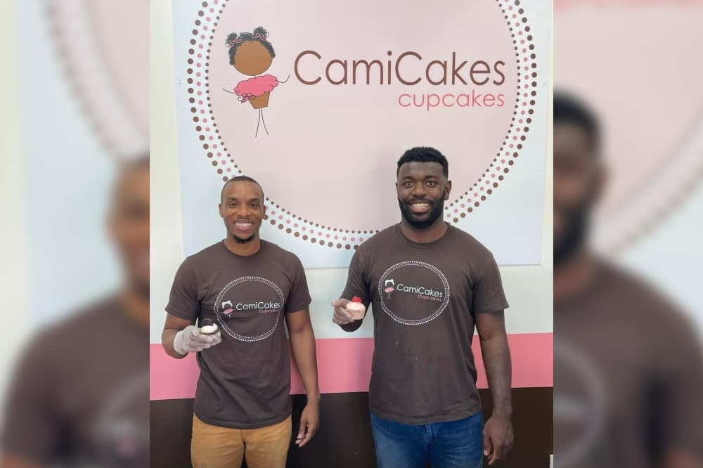 CamiCakes Cupcakes McKinney owners Jonathan Dorce and Nolan Norton