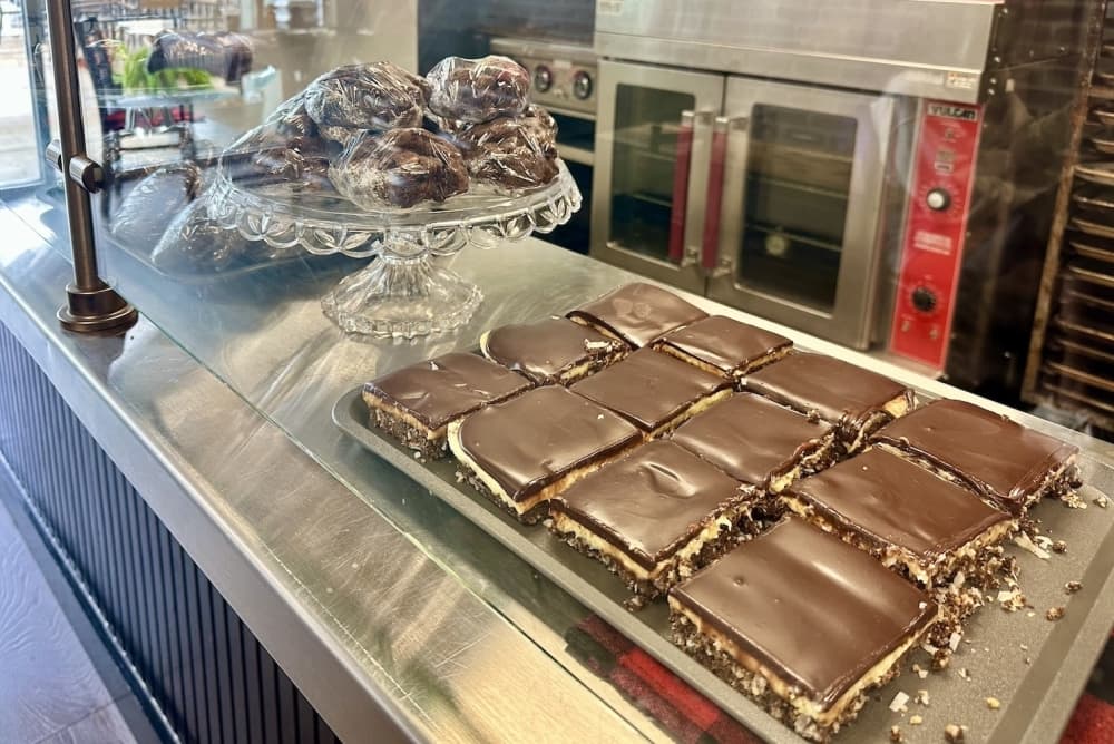 Image shows a Nanaimo bar.