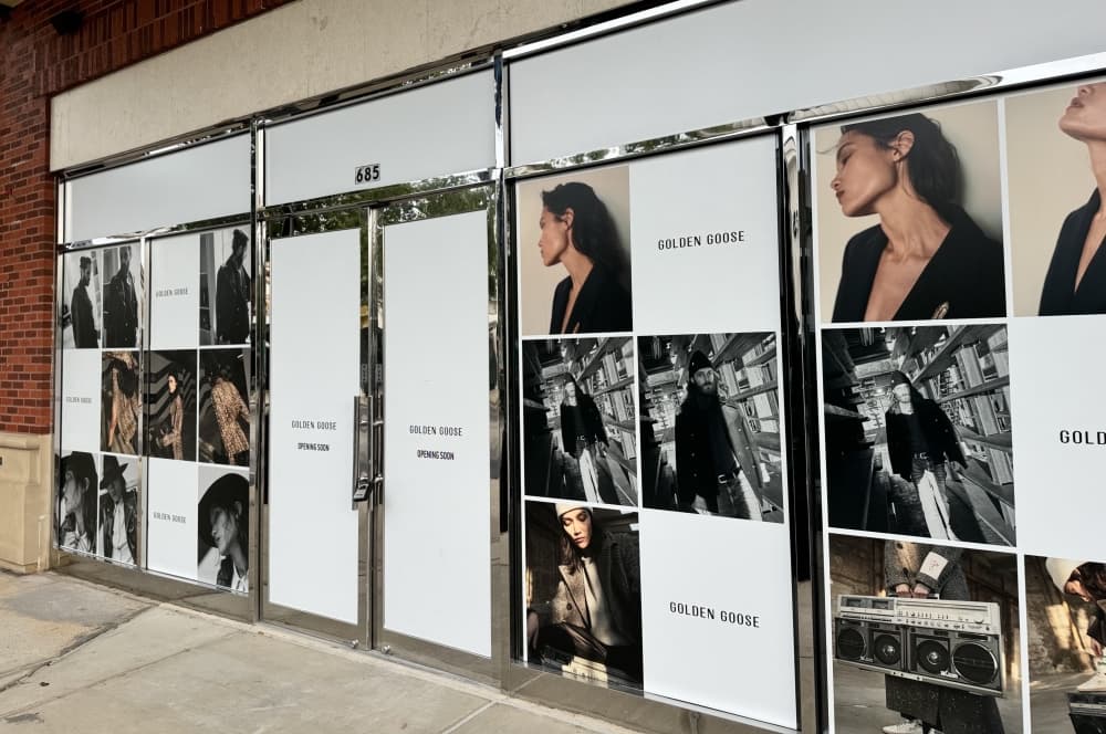 Italian fashion company Golden Goose opens on Market Street