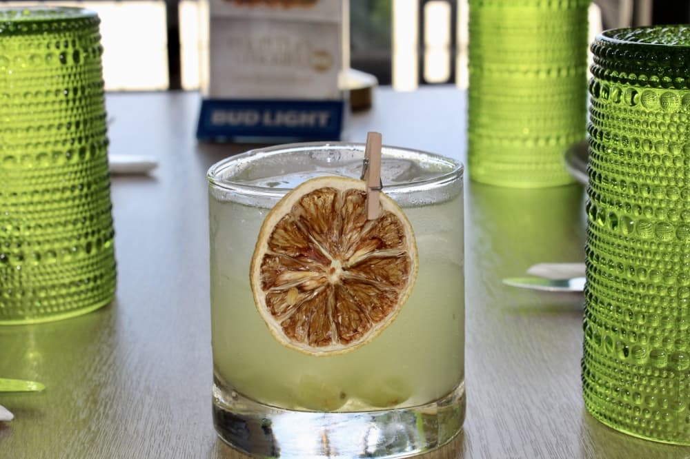 Cocktail with lime 
